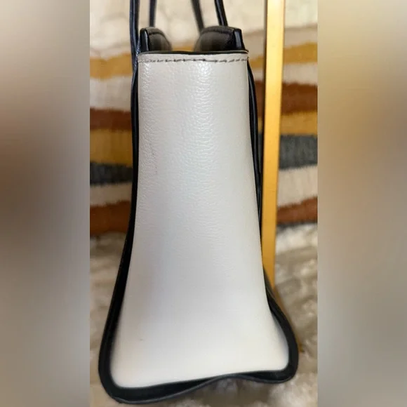 Kate Spade Patterson Drive Small Geraldine Satchel Black & Cement, MSRP $329 - Picture 6 of 10